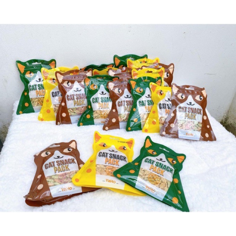 Bánh Thưởng Cho Mèo Cat Snack Pack Yaho Gói 80g - Snack Cho Mèo 80g
