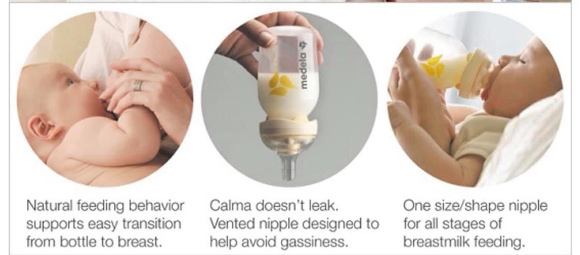 Bình sữa Medela Calma 150ml -Hàng Úc
