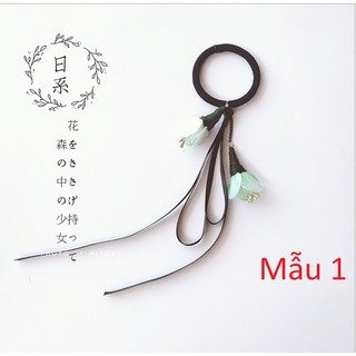 Dây buộc tóc hoa rơi