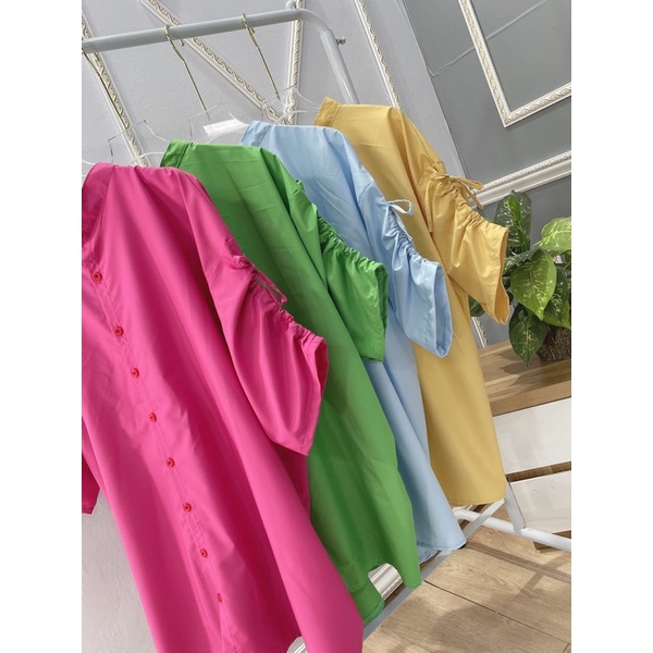 Váy Sơ mi rút dây