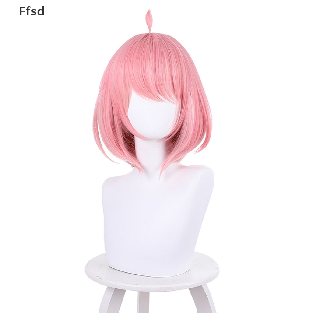 {Ffsd} Tóc Giả Màu Hồng Hóa Trang Nhân Vật Anime Cho Tiệc Halloween