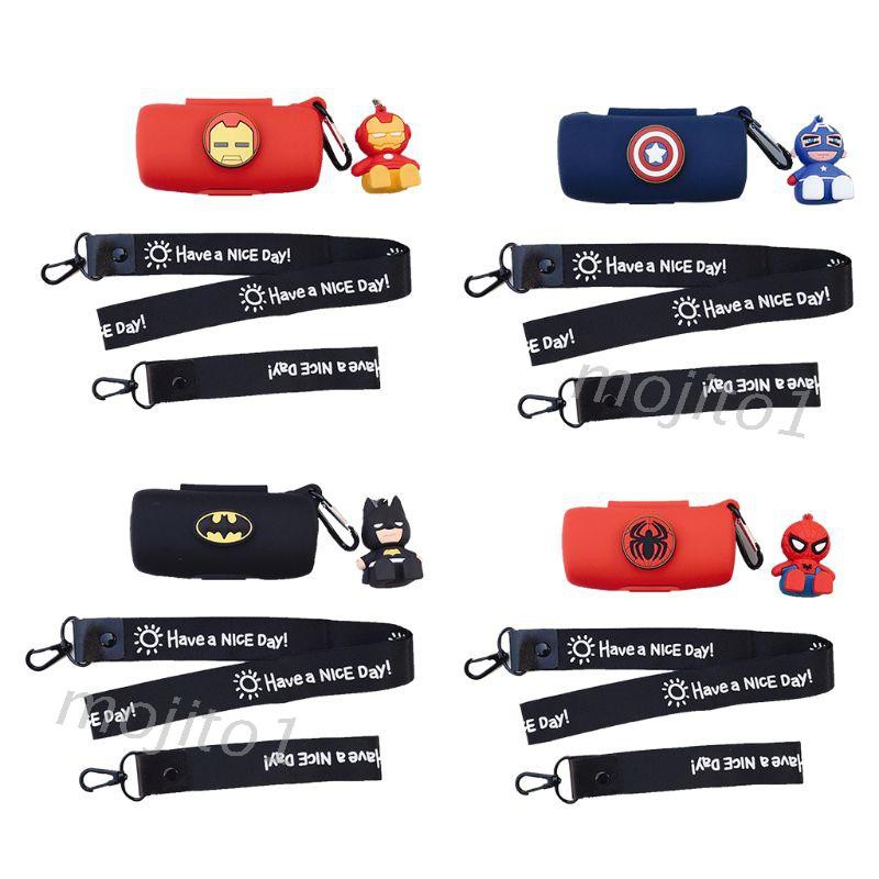 Hộp đựng tai nghe Bluetooth silicon họa tiết hoạt hình dễ thương