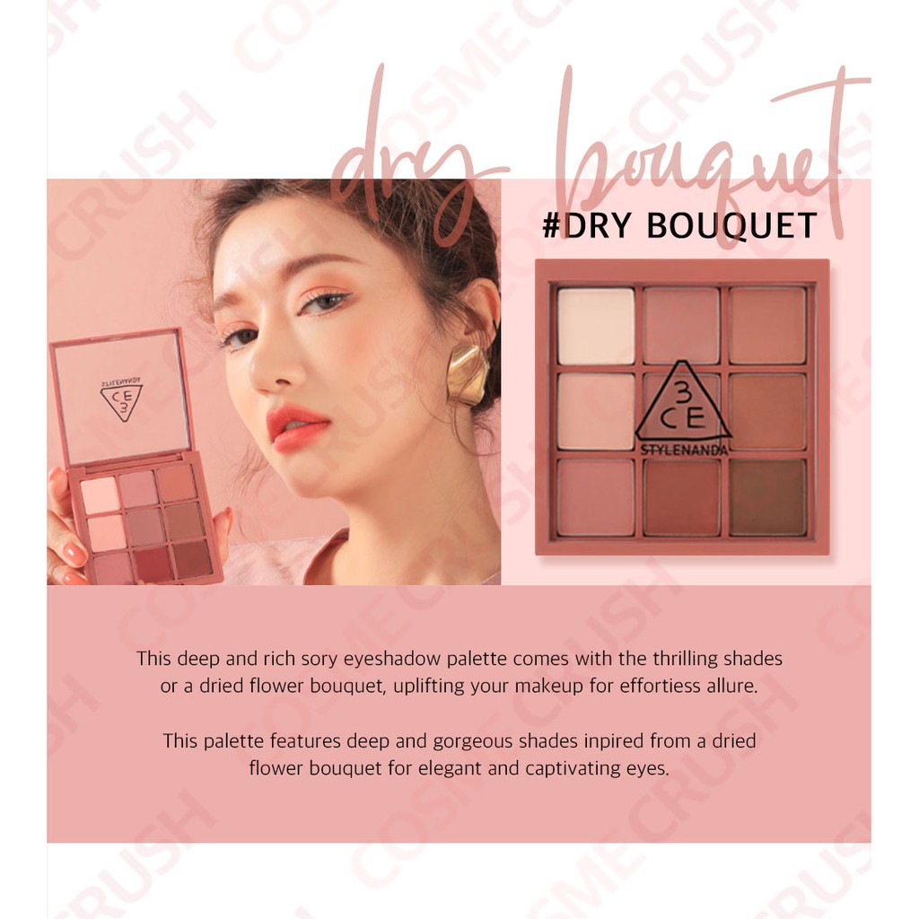 (Hàng Mới Về) Bảng Phấn Mắt 3ce Nhiều Màu Trang Điểm Đa Năng // 3CE Multi Eye color palettes 3 Type | BigBuy360 - bigbuy360.vn
