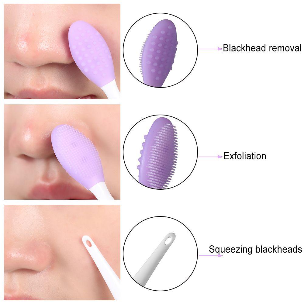 Cọ Rửa Mặt Tẩy Tế Bào Chết Bằng Silicon Mềm Thân Thiện Với Làn Da