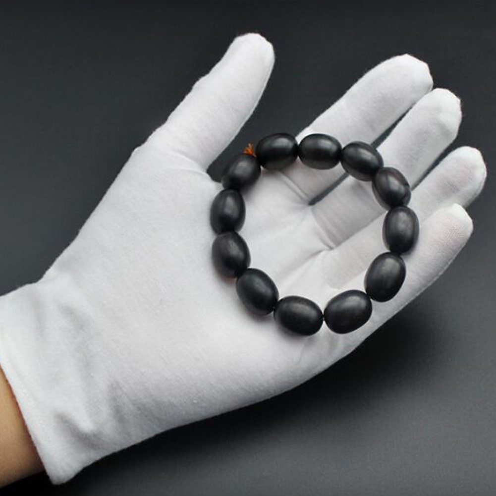 Đôi găng tay bằng cotton màu trắng cho người đi làm
