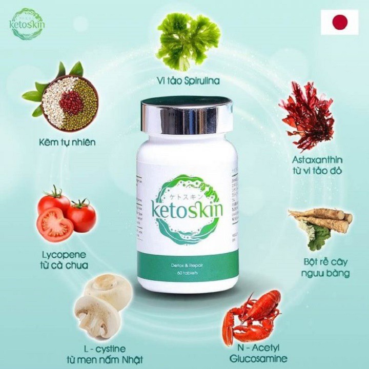 [Chính Hãng] Ketoskin viên uống thải độc từ nhật bản | BigBuy360 - bigbuy360.vn