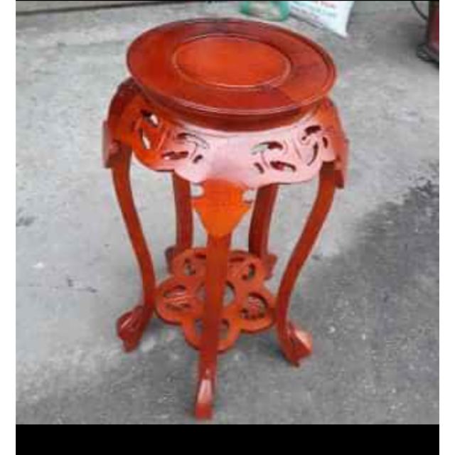Đôn lá trầu gỗ gụ