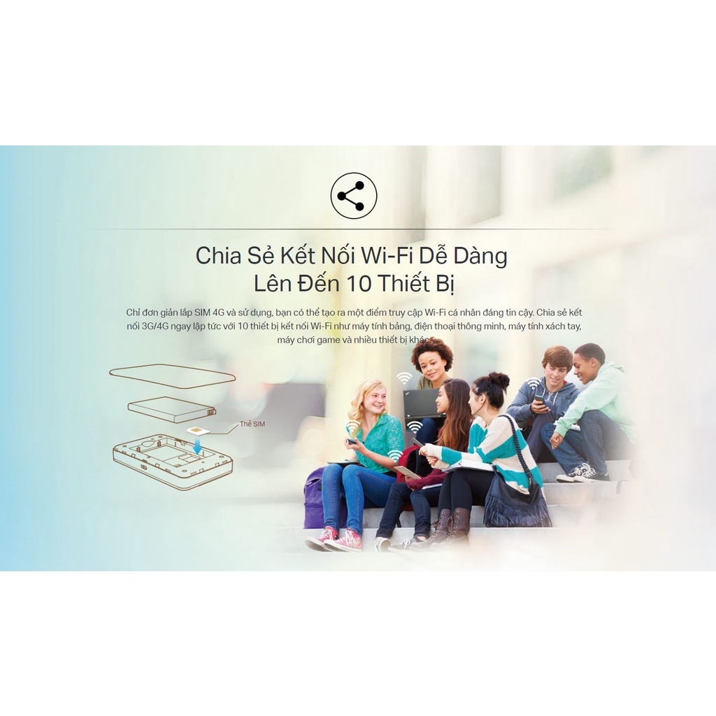 [Hỏa Tốc - HCM] Bộ Phát Wifi Di Động TP-Link M7350 3G/4G LTE 150Mbps  | BH 24 Tháng | Ngocvien Store