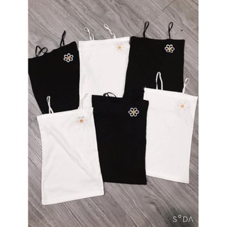 [HOT] [HOT] Áo 2 dây croptop hoa cúc 🌼🌼🌼🌼