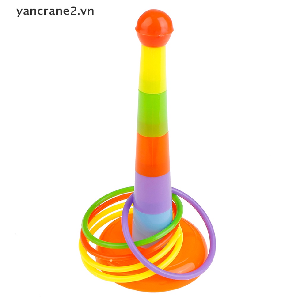 Bộ đồ chơi ném vòng nhựa thú vị cho các bé