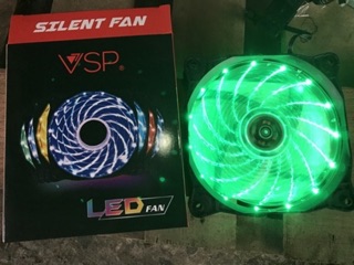 Fan case tản nhiệt VSP CPU 12cm LED RGB