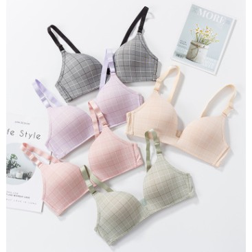 Áo ngực AOWEINISI mềm mại thiết kế đơn giản thoải mái thời trang dành cho nữ