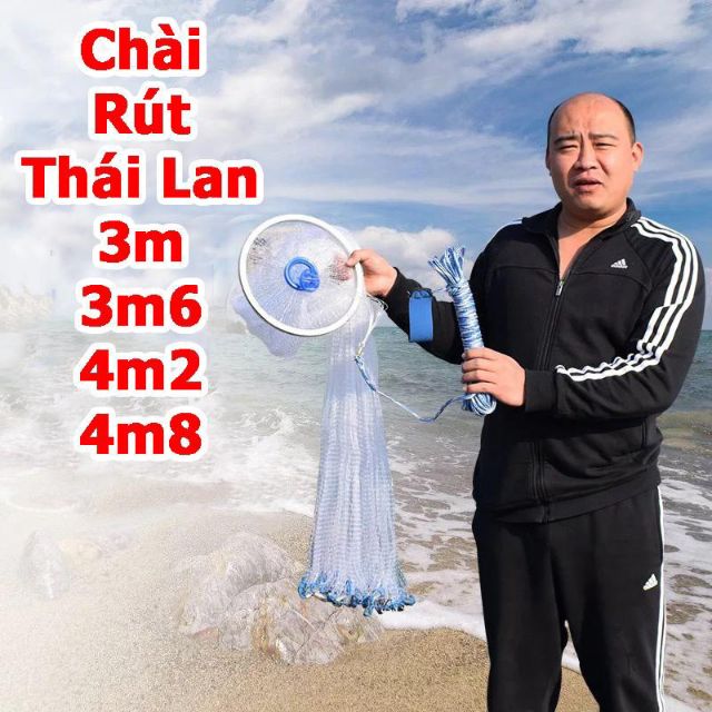 Chài Cước rút Thái LAN siêu Bền