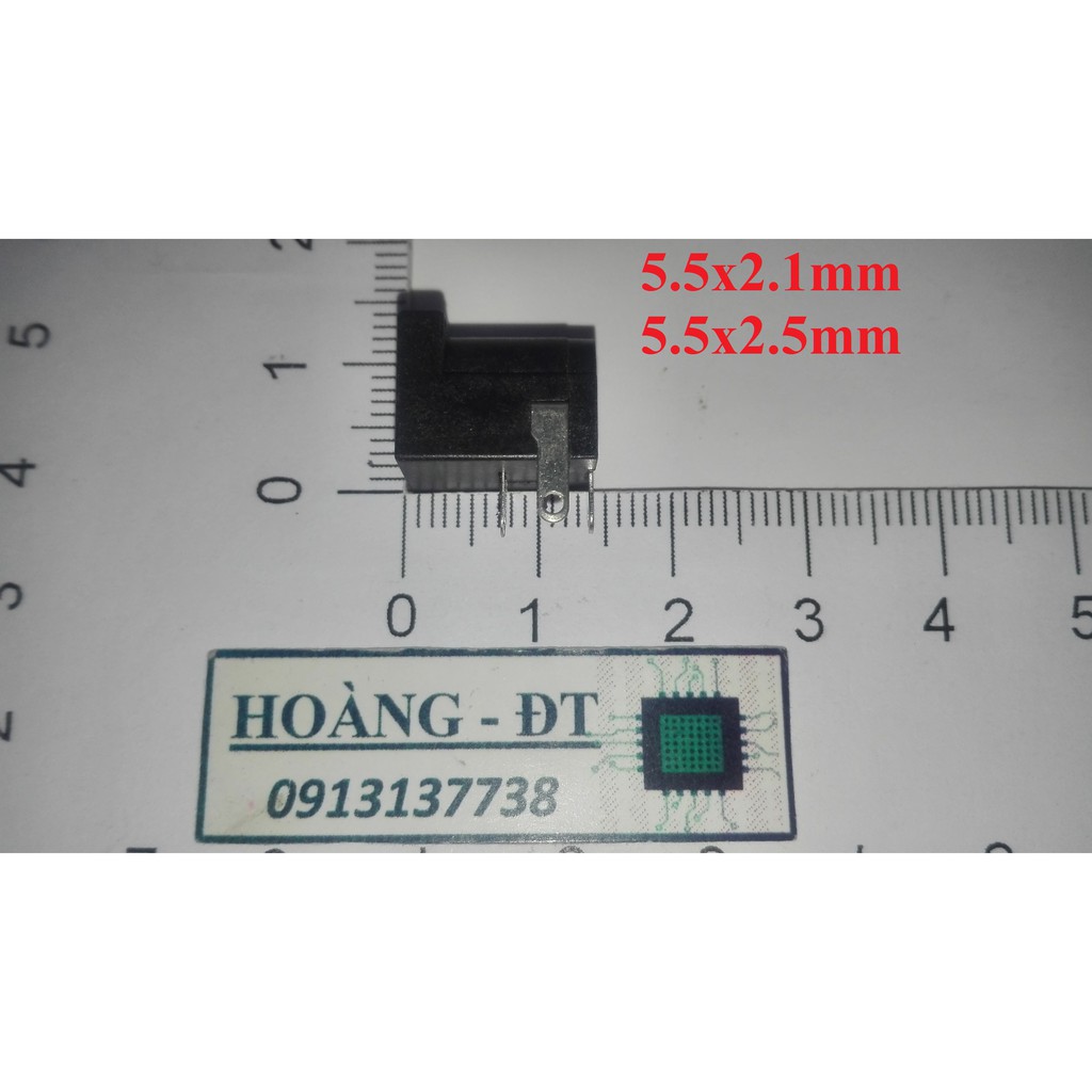 Jack DC cái chân vuông (chân cắm)