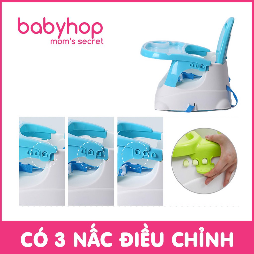 Combo Ghế ăn dặm cho bé gugu babyhop kèm yếm ăn dặm cho bé