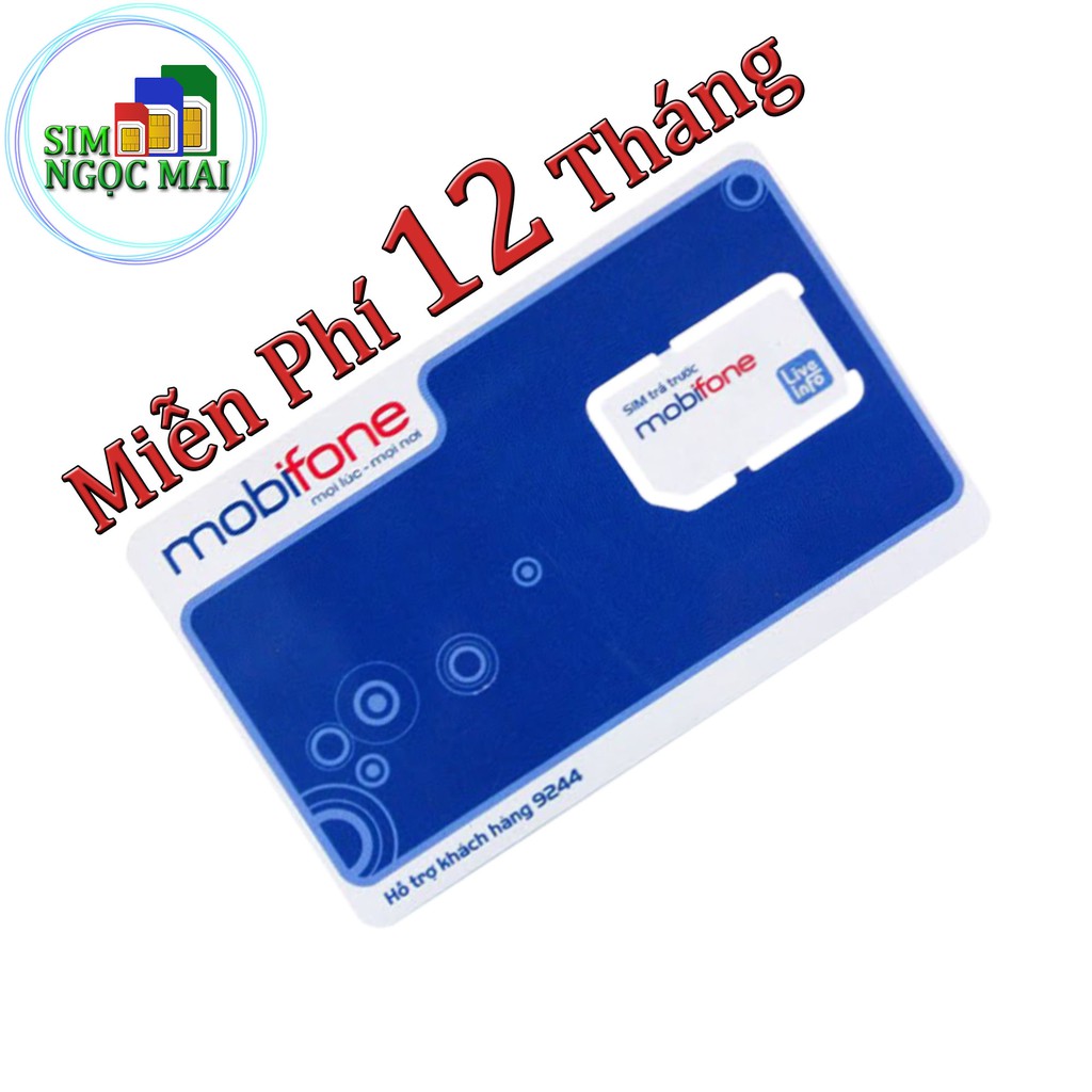 [Mã SKAMCLU9 giảm 10% đơn 100K] Sim 4G Mobifone F120WF Trọn Gói 1 Năm - Không Giới Hạn Data - 1gb/ngày - 360gb/năm - xà