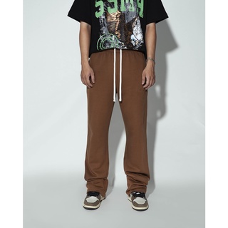 Quần dài 365 seasonal track pants - brown màu nâu, nỉ chân cua cotton 100% 440gsm