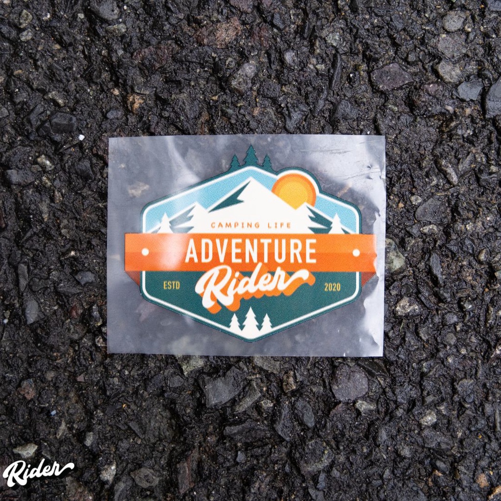 Miếng patch DECAL IN ủi lên quần áo túi các loại - Rider Streetwear - Cắm trại, dã ngoại