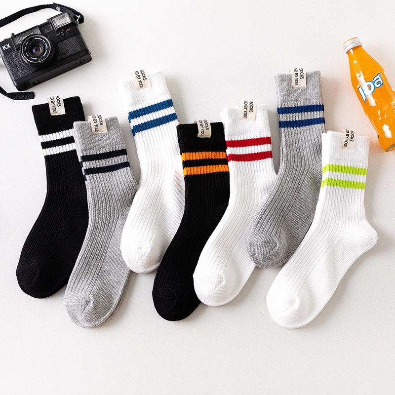 Tất thể thao cao cổ 2 sọc ( The Sock Loved by You )