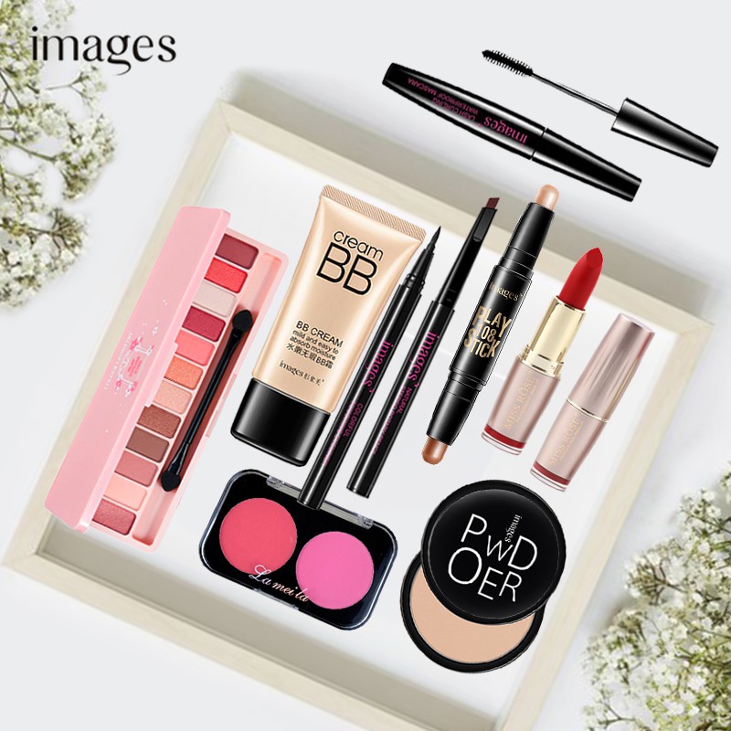 Bộ trang điểm cá nhân Images 9 món đầy đủ từ a đến z bộ makeup cho người mới bắt đầu - MD-BTD43