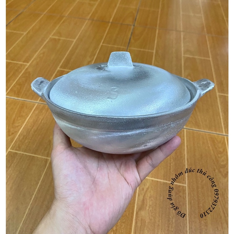 Nồi gang DOA BÓNG kho quẹt, kho thịt cá, nấu cơm niêu, lẩu cháo đk 12-25cm