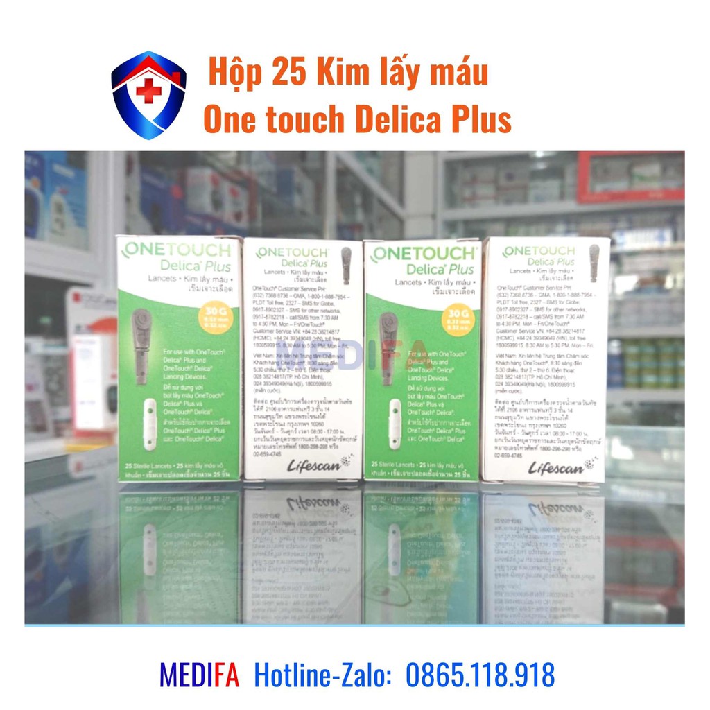 ✨ COMBO 🔸 GIÁ SỈ ✨ Que thử đường huyết One Touch Ultra Plus 💎 Kim lấy máu One Touch Delica Plus ✨ Nhập khẩu chính hãng