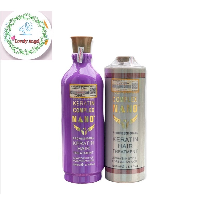 Phục hồi tóc nát keratin nano complex 1000ml