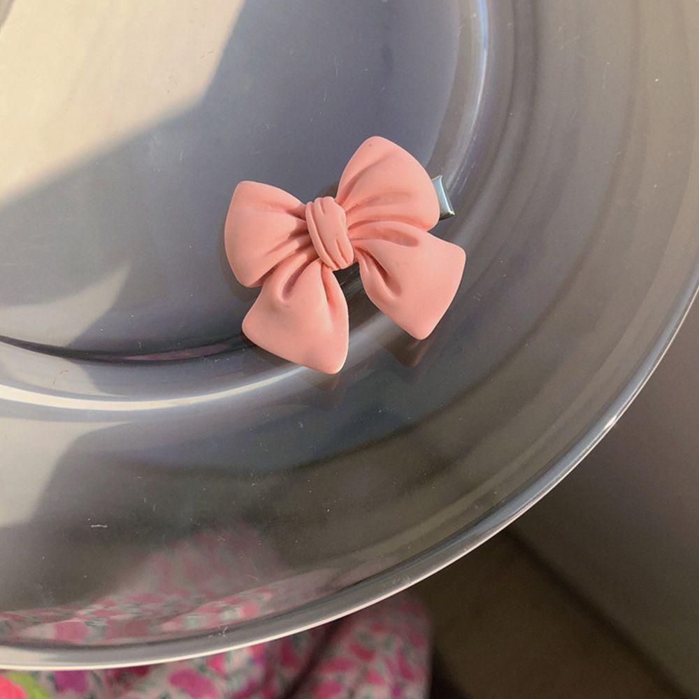Kẹp Tóc Mỏ Vịt Đính Nơ Nhỏ Phong Cách Hàn Quốc Dễ Thương Cho Nữ