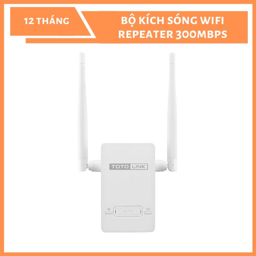 Bộ Kích Sóng Wifi Repeater 300Mbps Totolink Ex200 - Hàng chính hãng