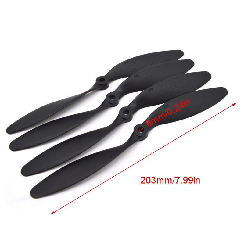 Set 10 Cánh Quạt Sợi Thủy Tinh 8060 Nylon Cho Máy Bay Điều Khiển Từ Xa