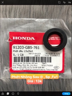 Phớt xe Anpha , Sp , Fu1