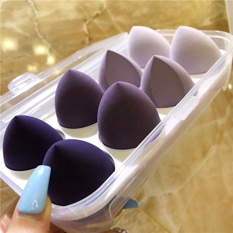 Bộ 8 Miếng Bông Trứng Tán Kem Nền Mịn Sịn Siêu Xinh