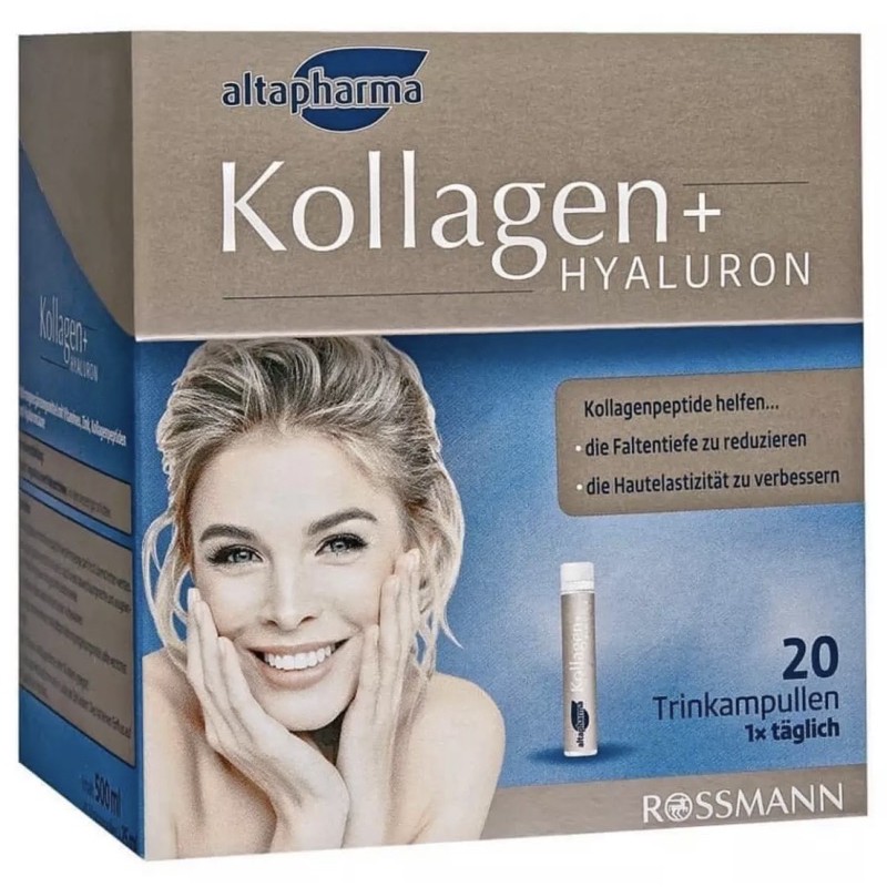 Kollagen Hyaluron Altapharma hộp 20 ống hàng Đức
