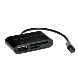 Cáp otg micro usb đa năng 3 in 1