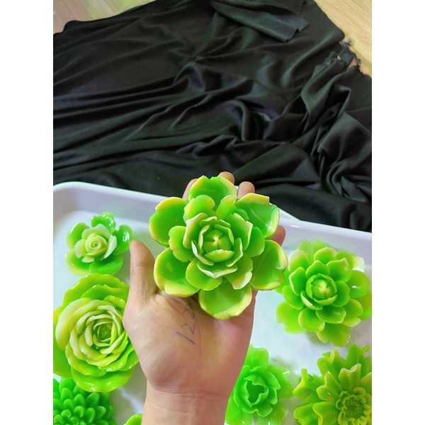 Khuôn Silicone Hoa Hồng Nước Nhụy Đại Đóa 10.5 Cm