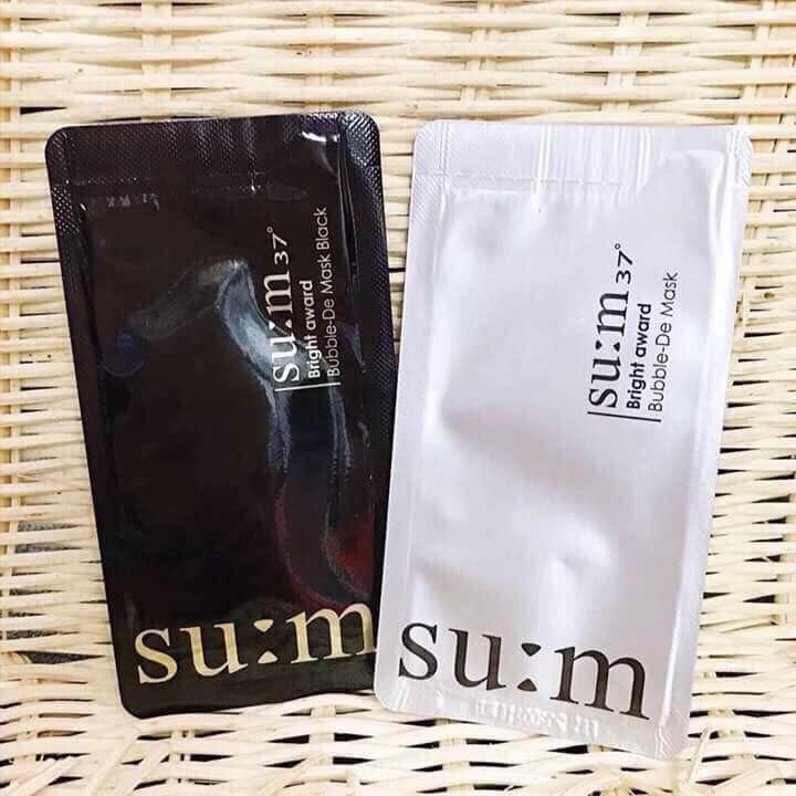 Mặt nạ thải độc Su:m 37 White Award Bubble-De Mask