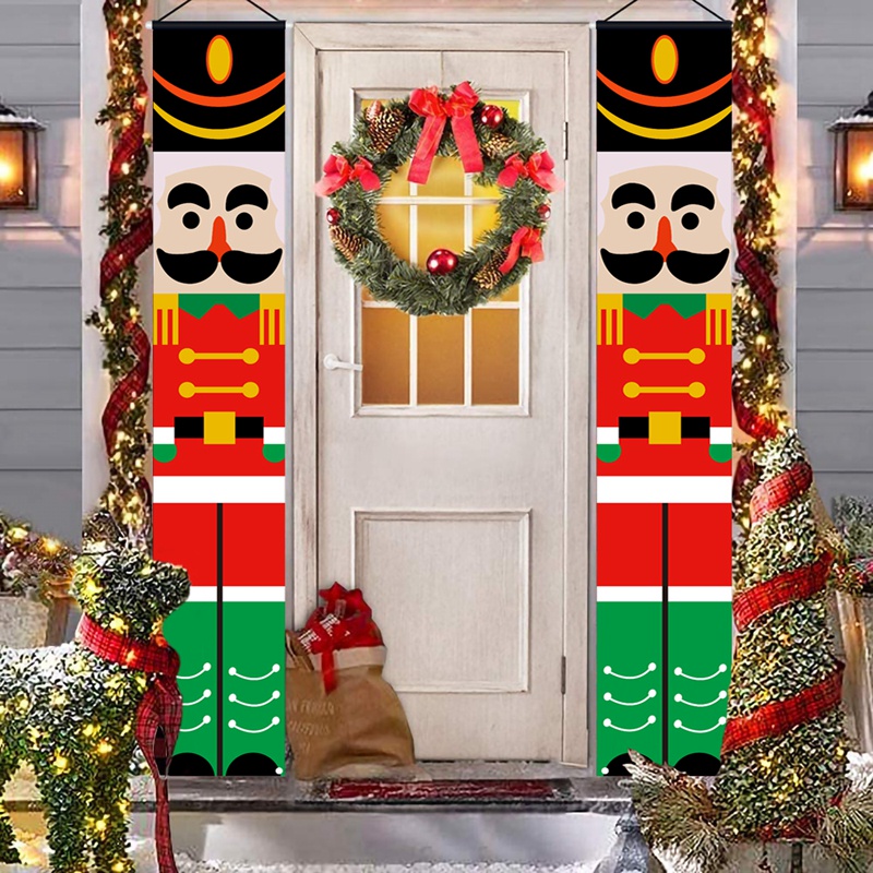 Rèm Cửa 30 * 180CM Trang Trí Giáng Sinh Năm Mới 2024