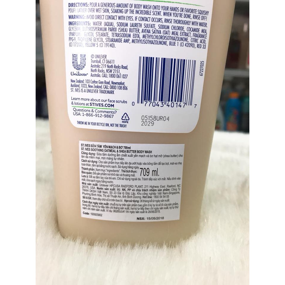 (USA - 650ml) SỮA TẮM ST.IVES BODY WASH TẨY TẾ BÀO CHẾT NHẬP KHẨU CHÍNH HÃNG | BigBuy360 - bigbuy360.vn