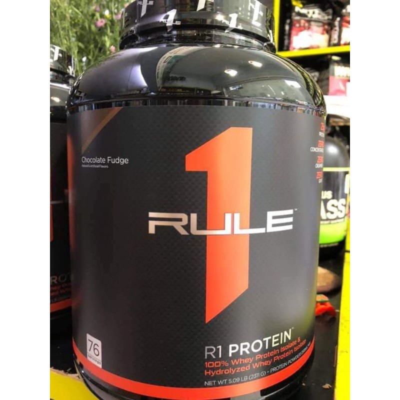 (Tặng quà) Whey protein tăng cơ Rule1 R1 isolate 76 lần dùng