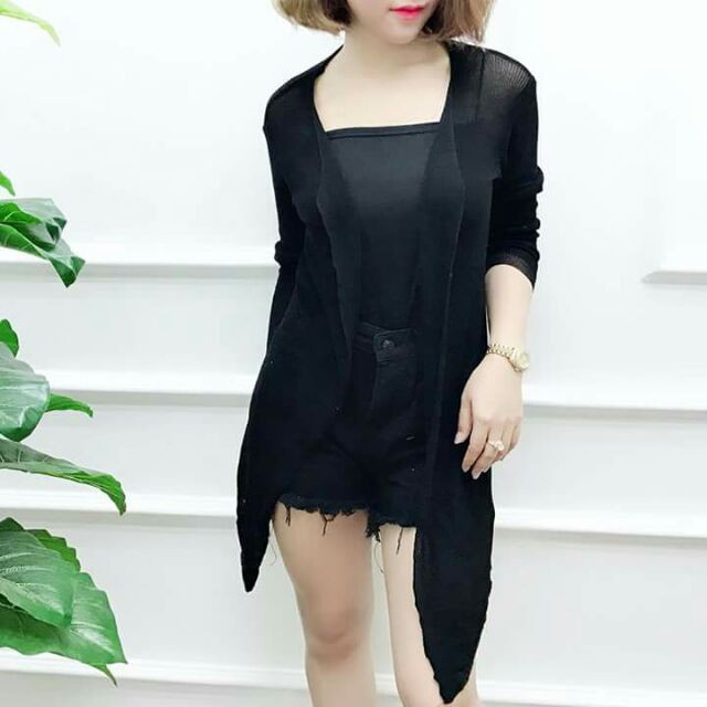 Áo khoác cardigan len mỏng siêu xinh