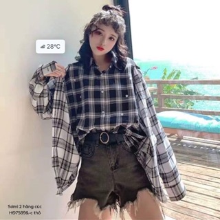 Áo sơmi hai hàng cúc -HĐ