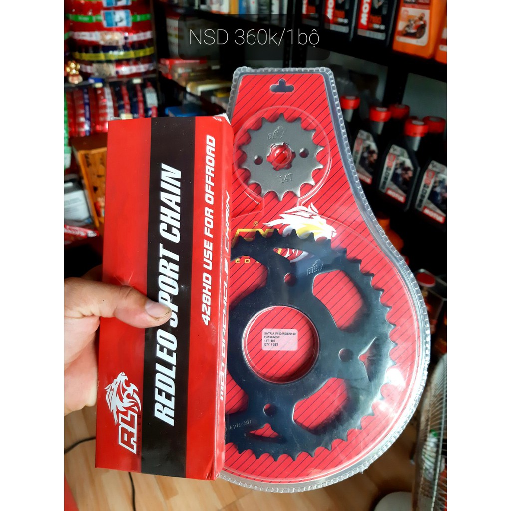 Nhông Sên Dĩa Satria Redleo Cho Suzuki Raider Fi Satria Fi