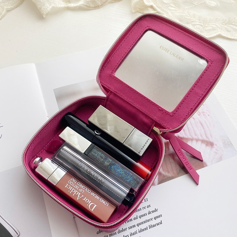 Túi mỹ phẩm hộp vuông Estee Lauder