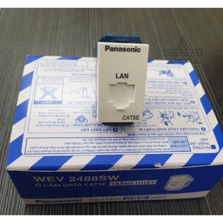 Ổ cắm mạng data cat5 panasonic wev2488sw
