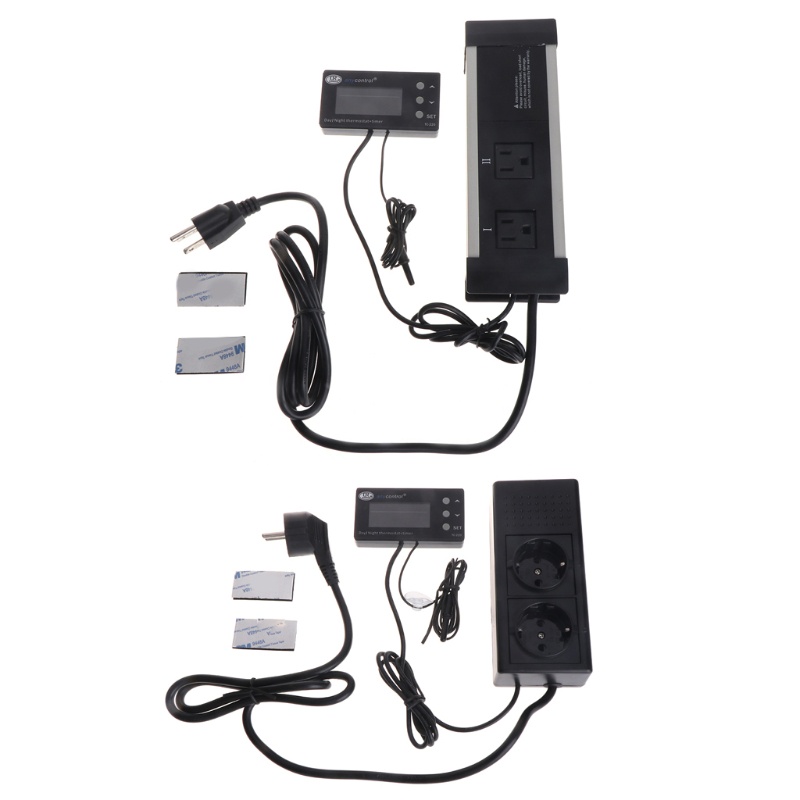 Thiết Bị Điều Khiển Nhiệt Độ Kỹ Thuật Số LCD Phích Cắm US EU