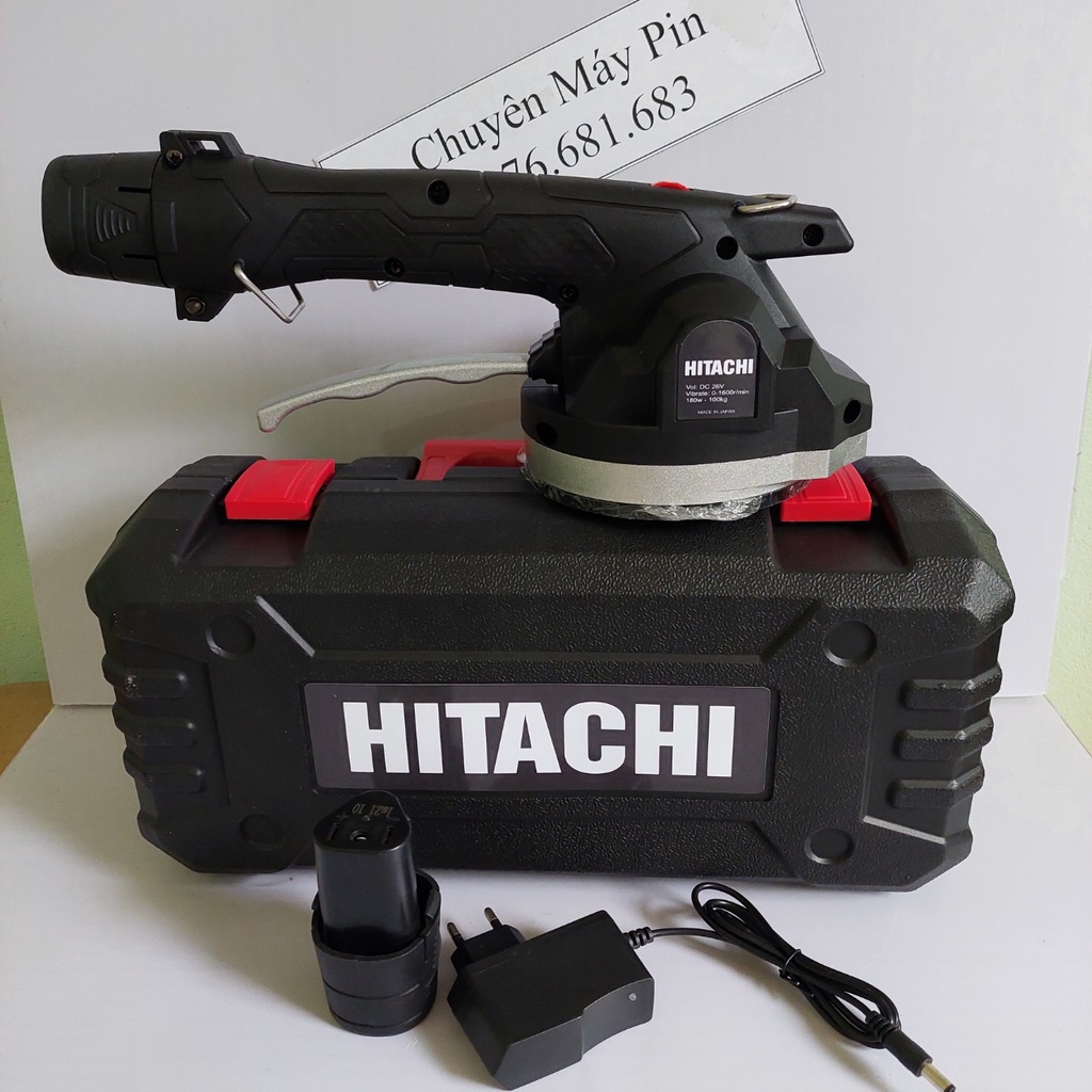 Máy Rung Ốp Lát Gạch Hitachi 26v - Rung 6 cấp