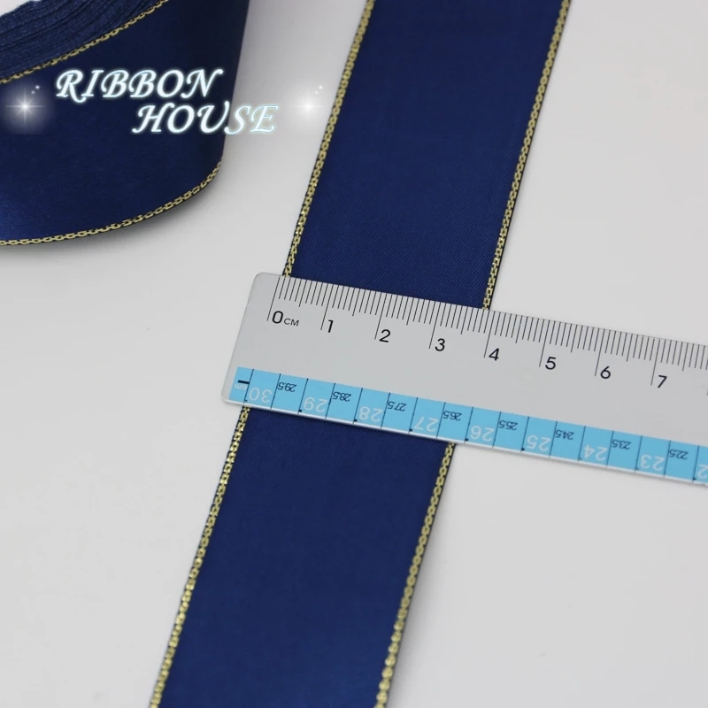 Cuộn Dây Ruy Băng Rộng 4Cm 25 Yd / roll Trang Trí Gói Bánh Cưới