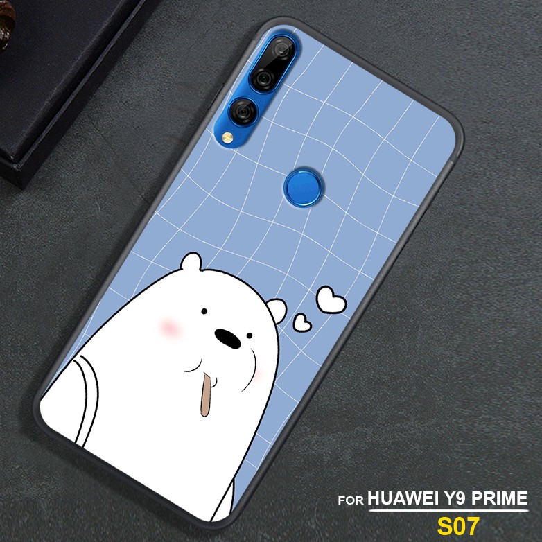 ỐP LƯNG HUAWEI Y9 2019 - HUAWEI Y9 PRIME - VIVO Y91 - VIVO Y95 IN HÌNH GẤU CUTE - SIÊU BỀN -GIÁ RẺ