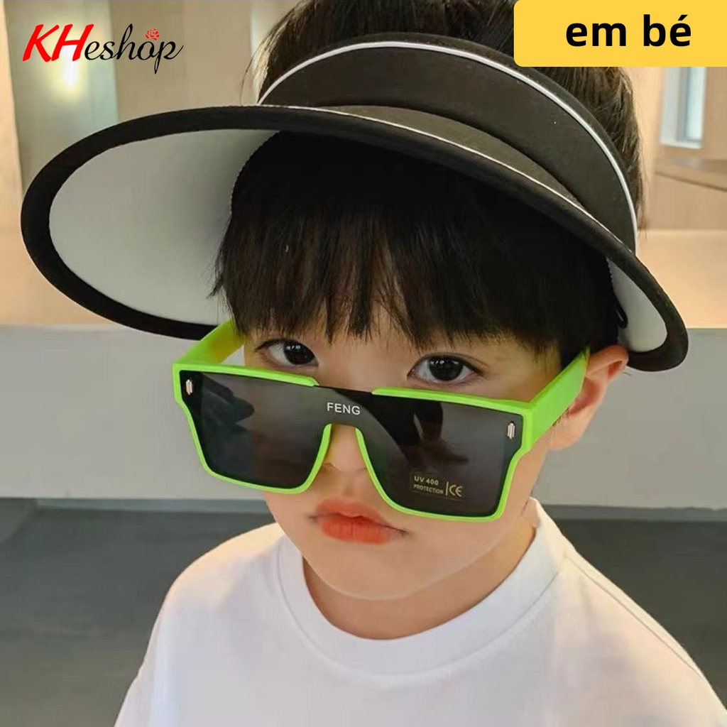 [Dành cho BÉ YÊU] Kính Thời Trang Trẻ Em tròng phẳng thiết kế tối giản, phong cách cool ngầu Model Nhí mã Y3801