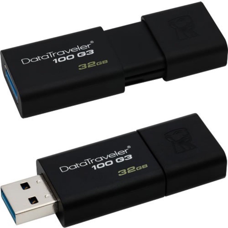 3️⃣2️⃣ USB Kingston DT100G3 32GB nắp trượt tốc độ upto 100MB/s | BigBuy360 - bigbuy360.vn